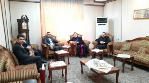 سه‌رکونسوڵی ئێران له‌گه‌ڵ ئوسقوفه‌کانی سلێمانی و کەرکووک کۆ بوویەوە