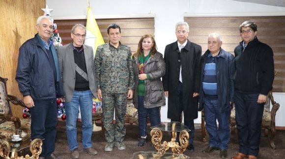 مەزڵووم کۆبانی لەگەڵ نووسەرانی کورد کۆ بوویەوە
