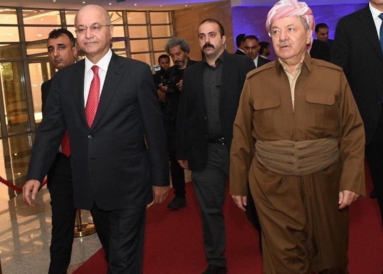 مسعود بارزانی نشست با برهم صالح را سازنده خواند