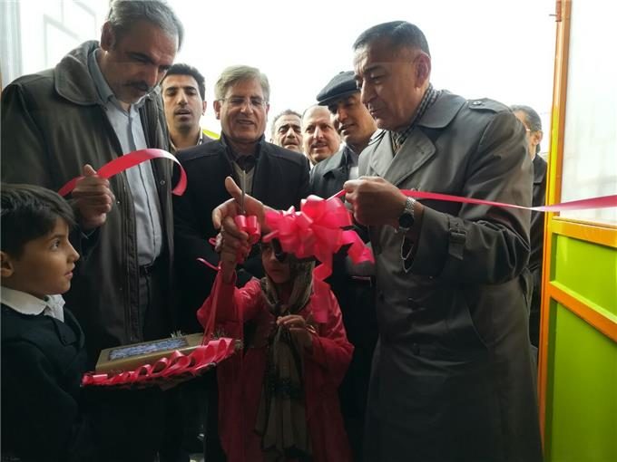 مدرسه «دنیا ویسی»  در روستای گرماش افتتاح شد