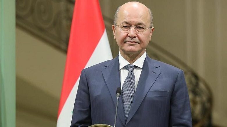 Iraqi President Barham Salih denounces US air strikes