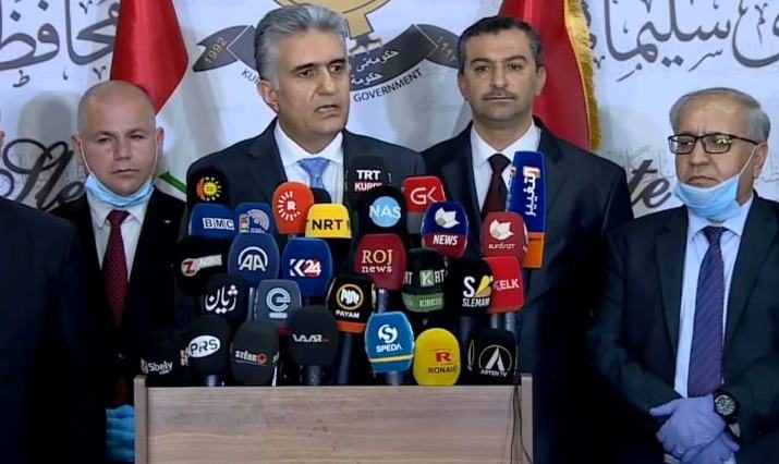 تمدید ممنوعیت تردد در شهرهای اقلیم کردستان برای مقابله با کرونا