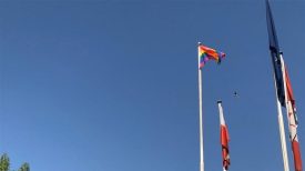 اتحادیه اروپا پرچم همجنسگرایان را برای نخستین بار در بغداد برافراشت