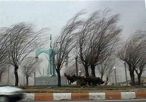 وزش باد شدید، کردستان را در بر می گیرد
