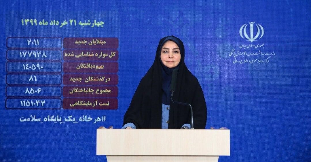 فوتی های کرونا در ایران از 8 هزار و 500 نفر گذشت/ کردستان و کرمانشاه و خوزستان در وضعیت قرمز