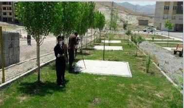 خیران مهابادی یک پارک جنگلی احداث کردند