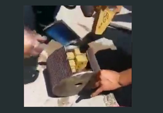 کشف 9 کیلوگرم مواد مخدر از قطعات یک دستگاه کامیون در مرز بازرگان