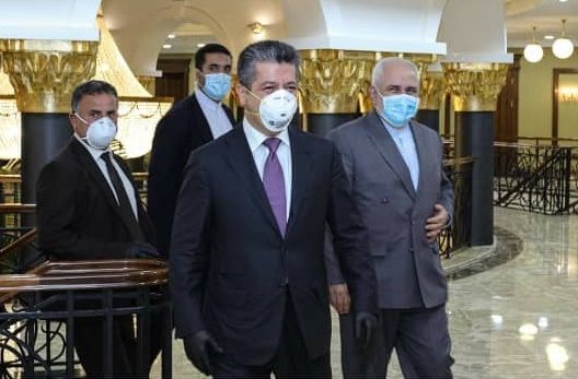 دیدار ظریف با نخست وزیر اقلیم کردستان