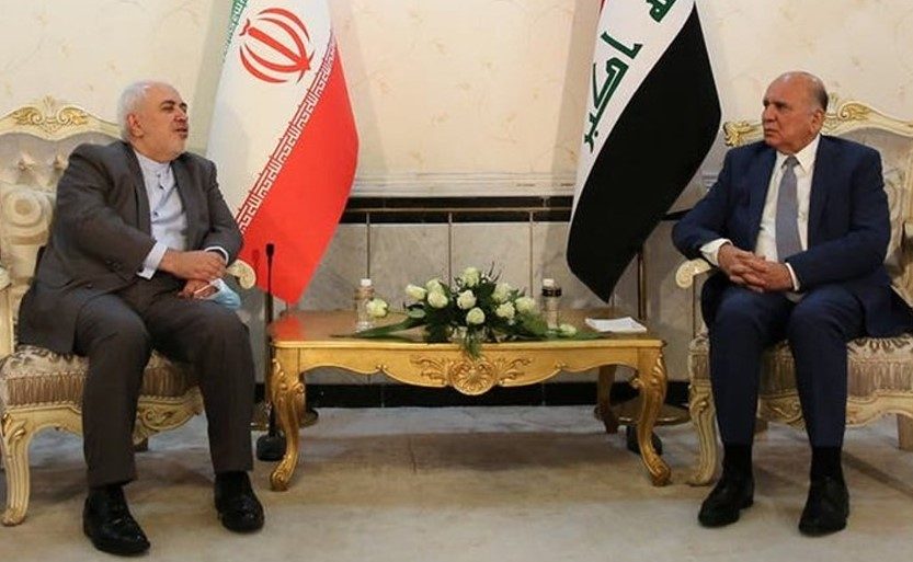 وەزیرانی دەرەوەی ئێران و عێراق جەخت لە تۆکمە کردنی پێوەندییە بازرگانییەکانی نێوان دوو وڵات دەکەنەوە