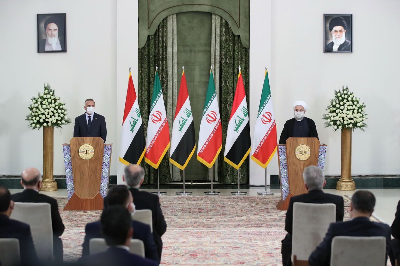 الکاظمی: اجازه نمی‌دهیم تهدیدی از خاک عراق متوجه ایران شود