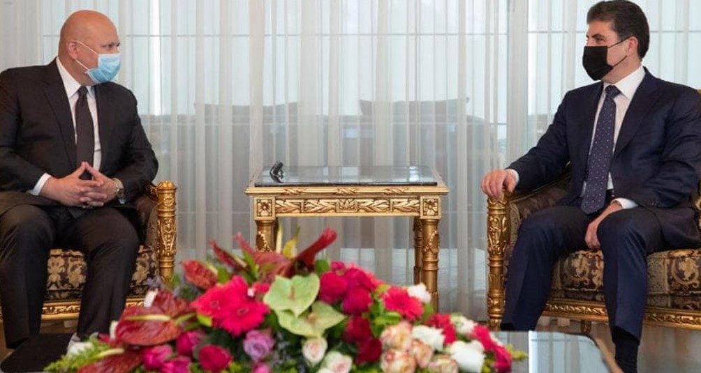 نێچیرڤان بارزانی: پشتیوانیی لە کار و چالاکییەکانی تیمى نێودەوڵەتى بۆ لێکۆڵینەوە لە تاوانەکانى داعش دەکەین