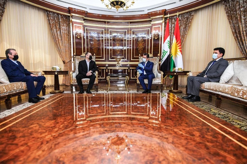 برگزاری دیدار مسرور بارزانی و بافل طالبانی در اربیل