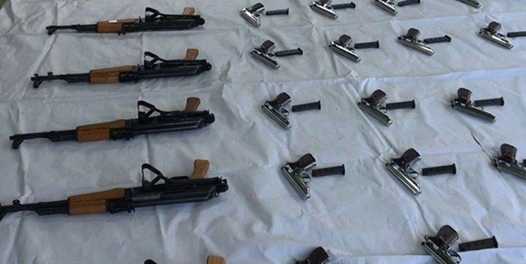 کشف اسلحه های قاچاق در کمرگ بازرگان