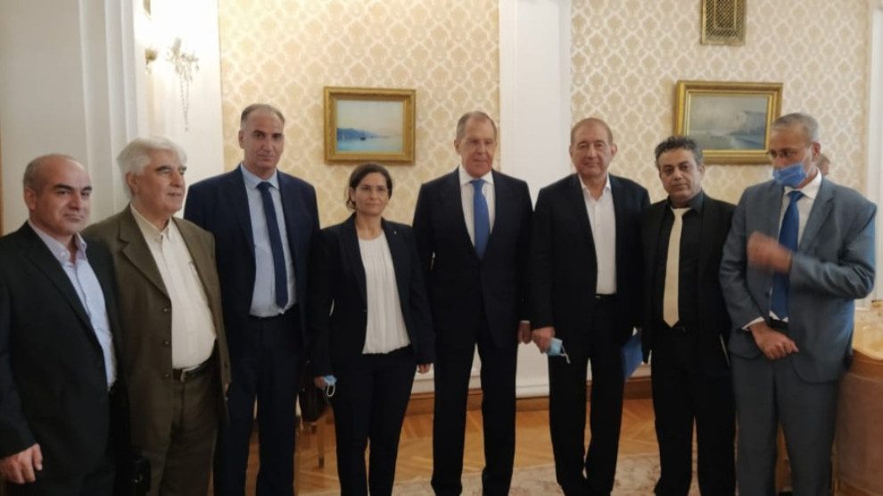 دیدار هئیت مجلس دموکراتیک سوریه با وزیر امور خارجه روسیه در مسکو