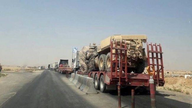 اعزام کاروان نظامی آمریکا به حسکه