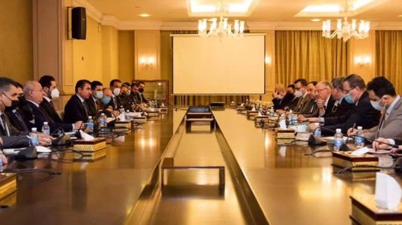 شاندی باڵای حکوومەتی هەرێمی كوردستان لەگەڵ وەزیرانی دارایی و نەوتی عێراق دیداری کرد