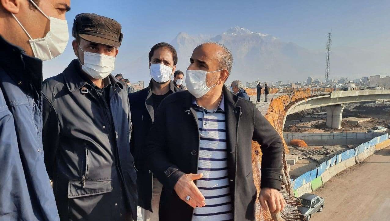 پیشرفت ۸۰ درصدی تقاطع غیرهمسطح شهید سلیمانی