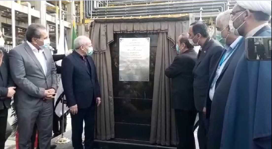 فاز دوم پتروشیمی ایلام با همت متخصصان ایرانی افتتاح شد