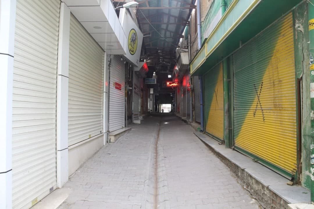 تعطیلی بازار شهرستان مهاباد تمدید شد
