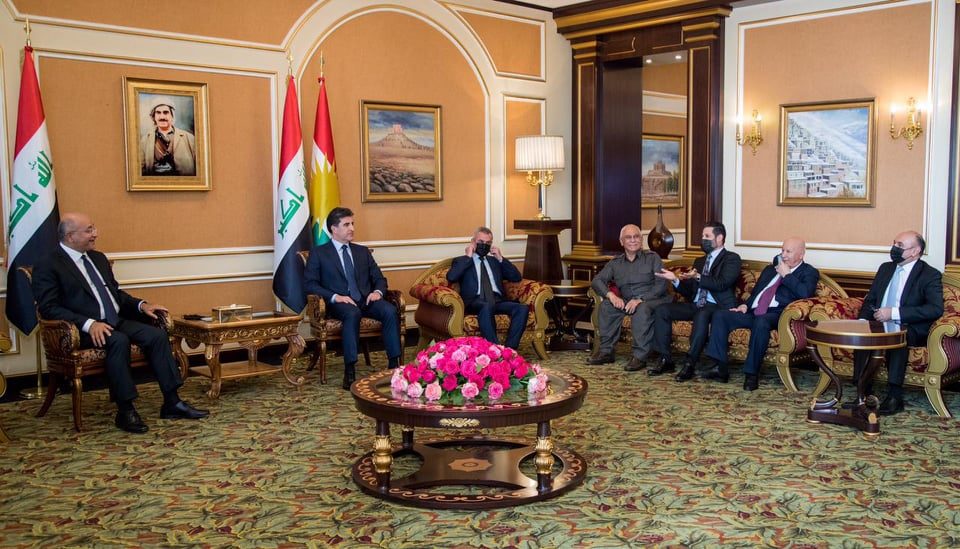 سفر برهم صالح به اربیل درباره برگزاری انتخابات پارلمانی عراق