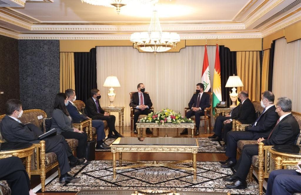US delegation meets top Kurdish officials in Erbil