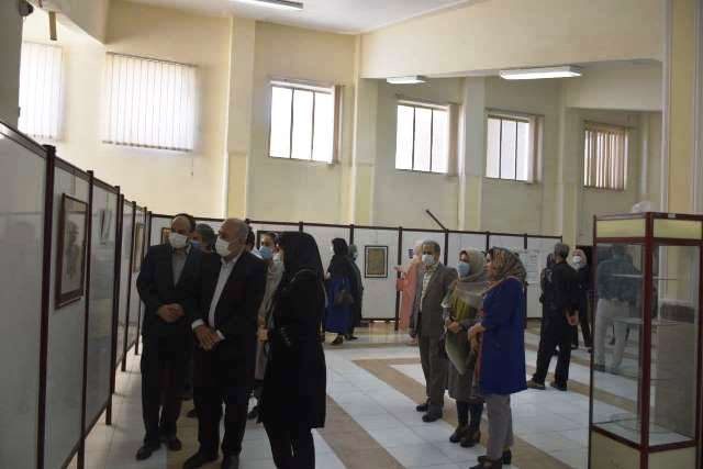 نمایشگاه تذهیب و نگارگری «لاجورد» در قروه دایر شد
