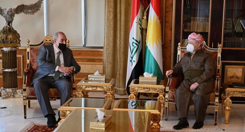 گفتگوی علاوی با مسعود بارزانی درباره انتخابات اکتبر و چالش های فراروی عراق