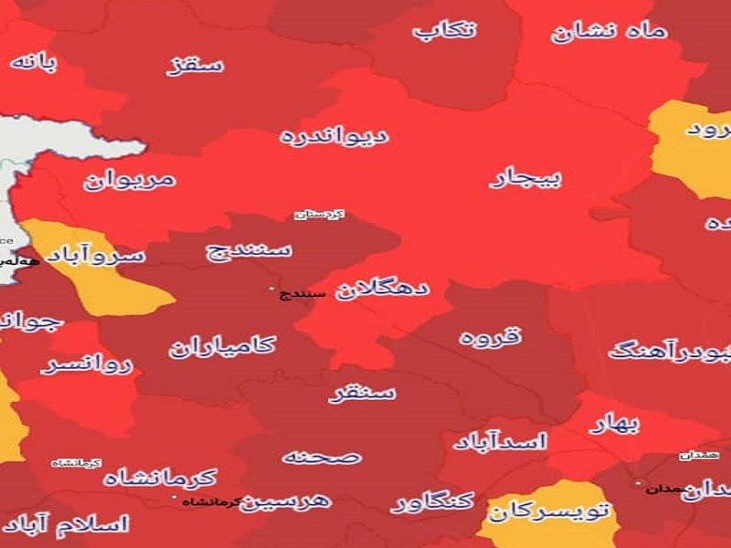 کردستان غرق در بحران کرونا/مسئولان عاجز از کنترل اوضاع