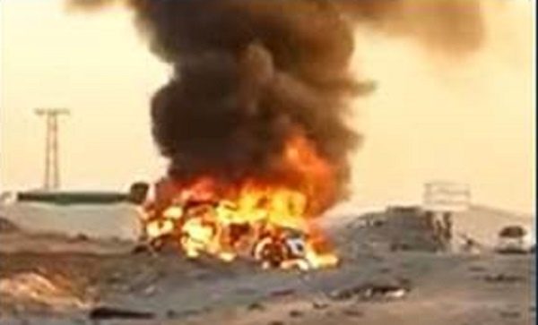 لە کۆبانێ فڕۆکەکانی تورکیا ئۆتۆمبێلێکیان کردە ئامانج