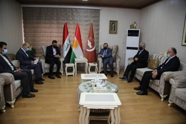 دیدار سرکنسول ایران در سلیمانیه با دبیرکل اتحاد اسلامی کردستان