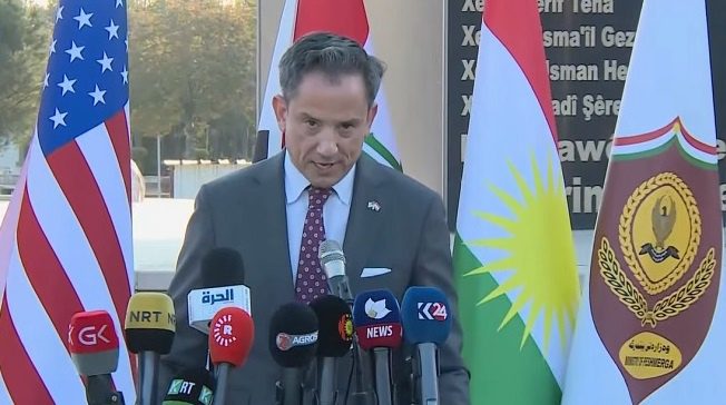 سرکنسول آمریکا در اربیل: روابط اقلیم کردستان و آمریکا در بالاترین سطح قرار دارد
