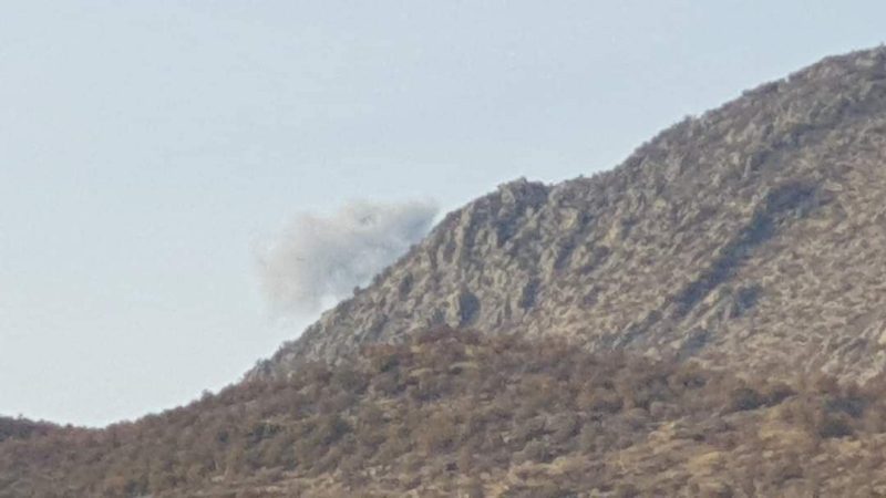 Turkish jets bomb mountain in Kurdistan