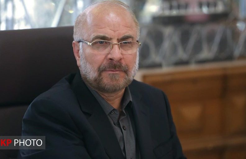 محه‌مه‌د باقر قالیباف پیرۆزبایی لە سەرۆکی نوێی  پەرلەمانی عێراق دەکات