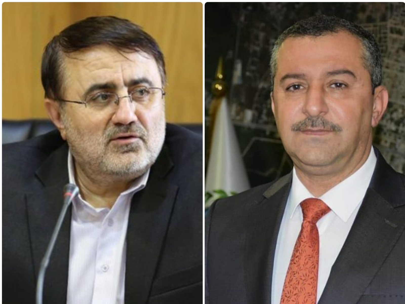 استاندار سلیمانیه در پیامی  انتصاب استاندار کرمانشاه را تبریک گفت