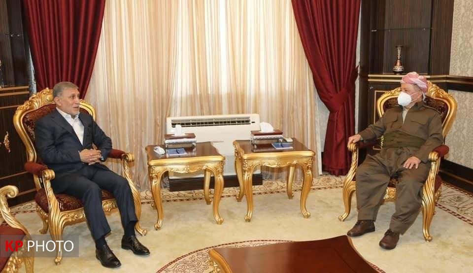 مەسعوود بارزانی و کەسایەتیی سیاسیی عێراق دۆخی ئەو وڵاتە تاوتوێ دەکەن