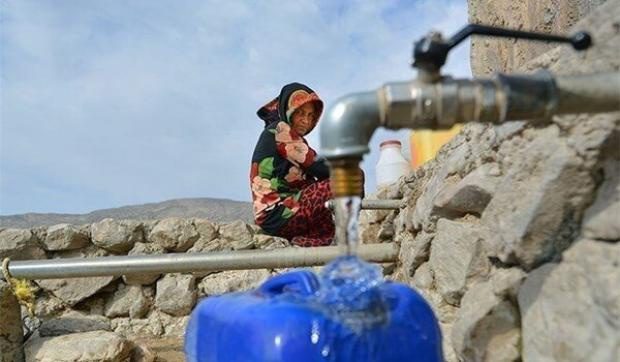 بهره برداری از ۵ طرح آبرسانی روستایی در شهرستان صحنه