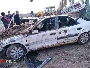 خودرو سرقتی در میاندوآب، زیر خاکی شد