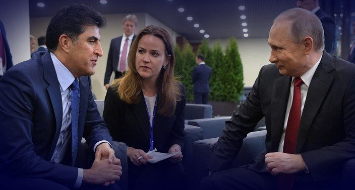 اقلیم کردستان در میان اوکراین و روسیە