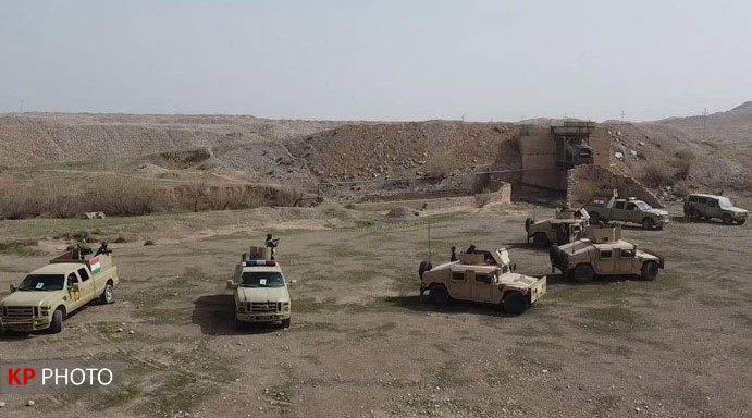 هێزەکانی پێشمەرگە ئۆپەراسیۆنێکیان بۆ کێوماڵ کردنی داعش ئەنجام دا
