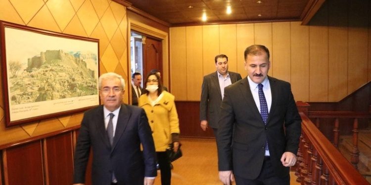 دیدار هیأت HDP با اعضای اتحادیه میهنی کردستان