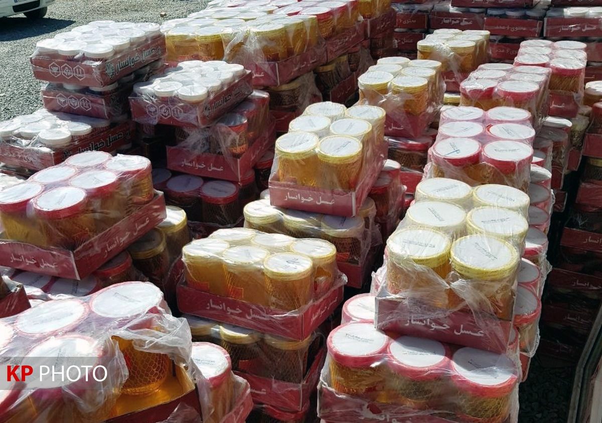 کشف 32 تن عسل قاچاق در پايانه مرزي باشماق