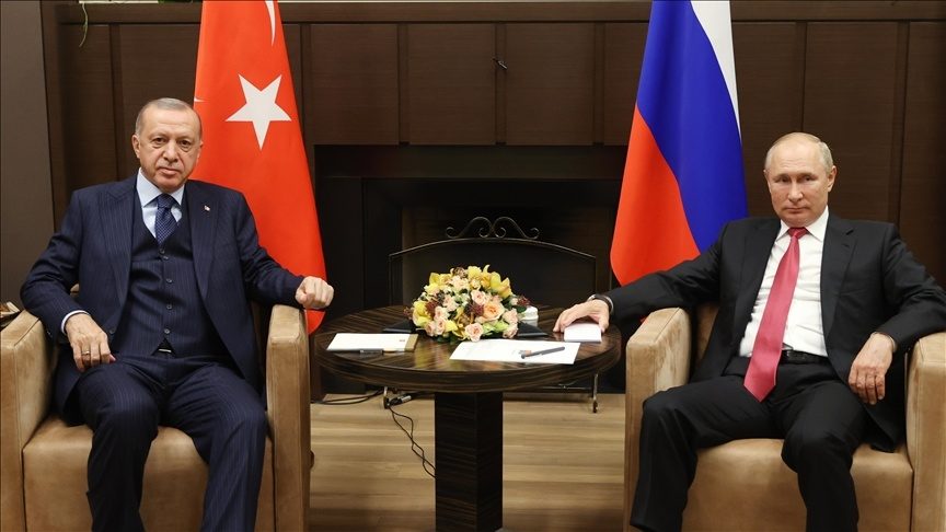 درخواست اردوغان از پوتین برای برقراری فوری آتش‌بس در اوکراین