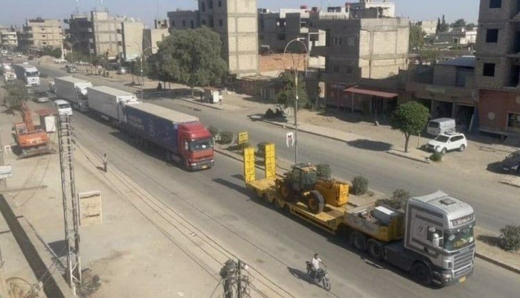 ورود 100 کامیون سلاح و تجهیزات ائتلاف به مناطق تحت کنترل کردهای سوریه