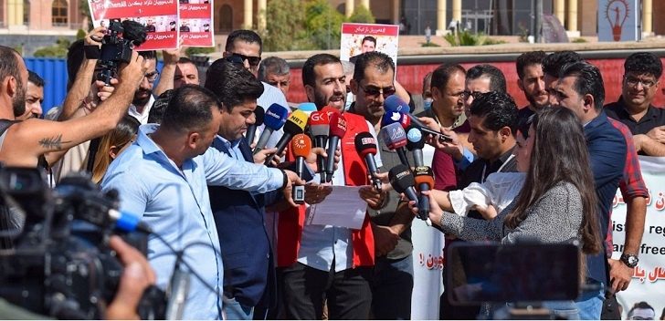 اقلیم کردستان عراق جهنم روزنامه نگاران