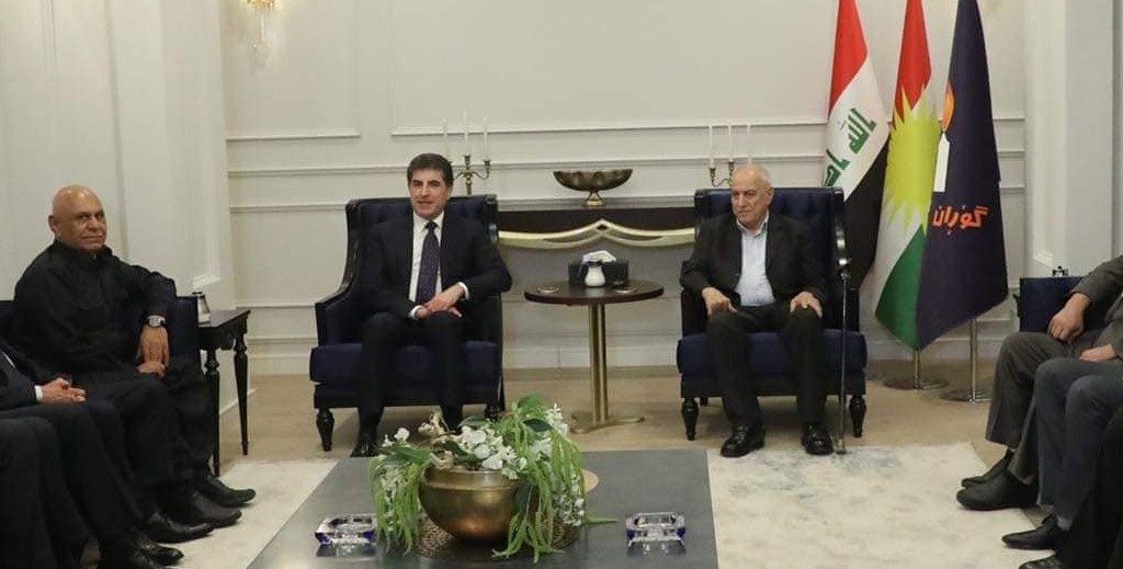 دیدار نچیروان بارزانی با سران جنبش تغییر و جماعت عدالت