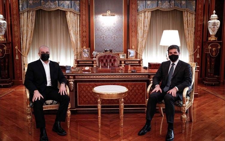 نچیروان بارزانی و بافل طالبانی در سلیمانیە دیدار می کنند
