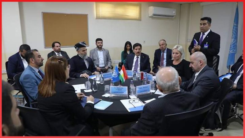 نشست سران احزاب اقلیم کردستان با نمایندە سازمان ملل در عراق  دربارە انتخابات پارلمانی آینده