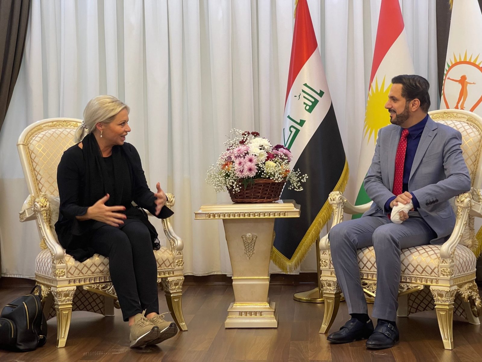 نێردەی نەتەوەیەکگرتووەکان و شاسوار عەبدولواحید کۆبوونەوە