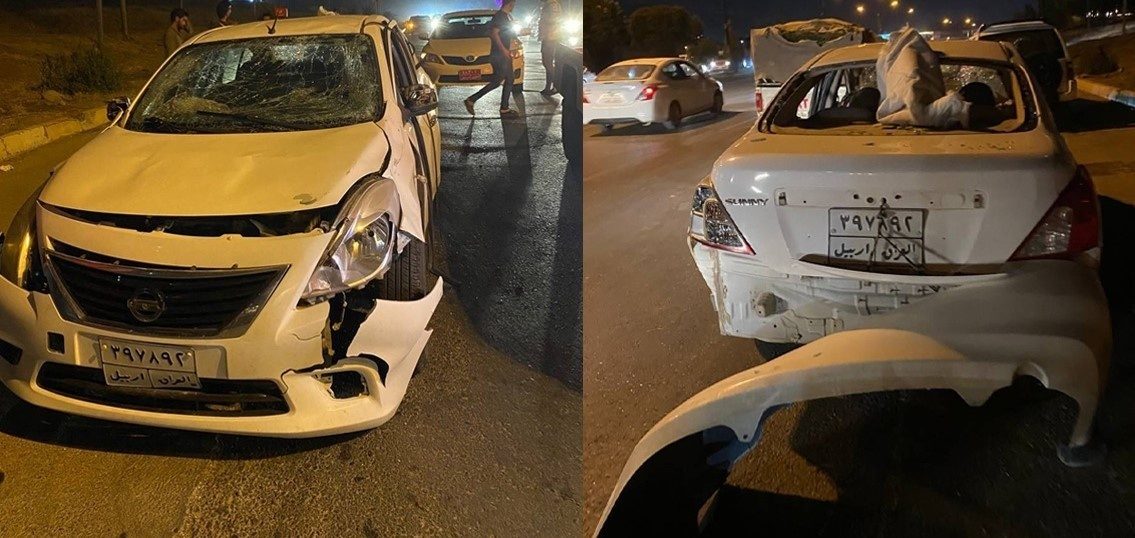 دژەتیرۆری هەرێمی کوردستان: لەهێرشی درۆنی بۆمبڕێژکراو بۆسەر هەولێر سێ کەس بریندار بوون