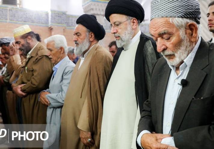 حضور  رئیس جمهور در نماز جمعه اهل سنت سنندج